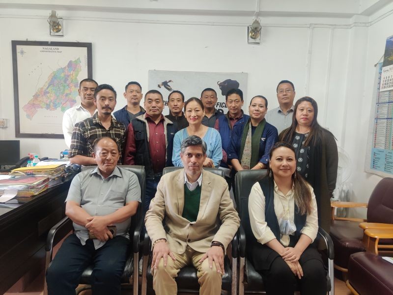 CEO Nagaland V Shashank Shekhar, IAS along with officers and BLOs joined the launching programme of BLO e-Patrika at the CEO Office, Kohima on September 14. (Photo Courtesy: CEO Nagaland)
